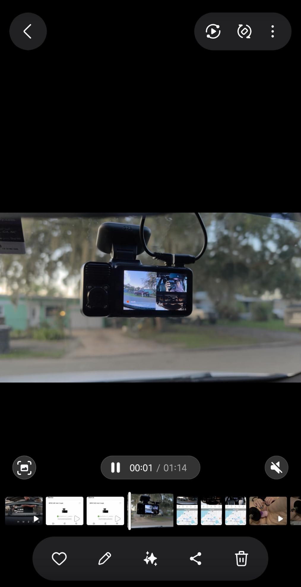 REDTIGER F17 4K 3CH Dash Cam, STARVIS 2 IMX675 HDR, 2160P+1080P*2 Front Inside and Rear Triple Car Camera with 64GB Card, 5.8GHz WiFi GPS, IR Night Vision, G Sensor, WDR, Parking Mode customer photo 2