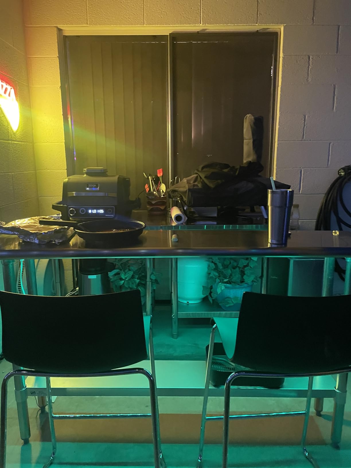 Hally Stainless Steel Table for Prep & Work 18 x 48 Inches NSF Commercial | Metal Heavy Duty Workbench, Adjustment Undershelf, for Kitchen, Restaurant, Home, Hotel, Garage, Pizza Oven, Galvanized Legs customer photo 2