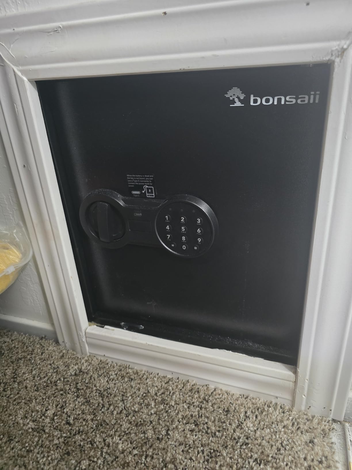 Bonsaii Security Safe Box,1.2 Cubic Feet Large Document Safe Box,New Type of Digital Keypad Lock,Removable Shelf for Money,Jewelry and Valuables,12.99 x 14.17 x 12.99 Inches customer photo 2