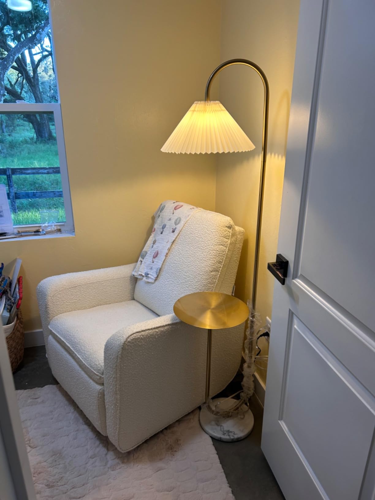 Graco Teddi Nursery Power Recliner Swivel Glider, Ivory Boucle | Electronic Power Recline, OEKO-TEX 100 Certified, USB-A & USB-C Charger, Premium Cushioning & Comfort, Glider Rocking Chair customer photo 1