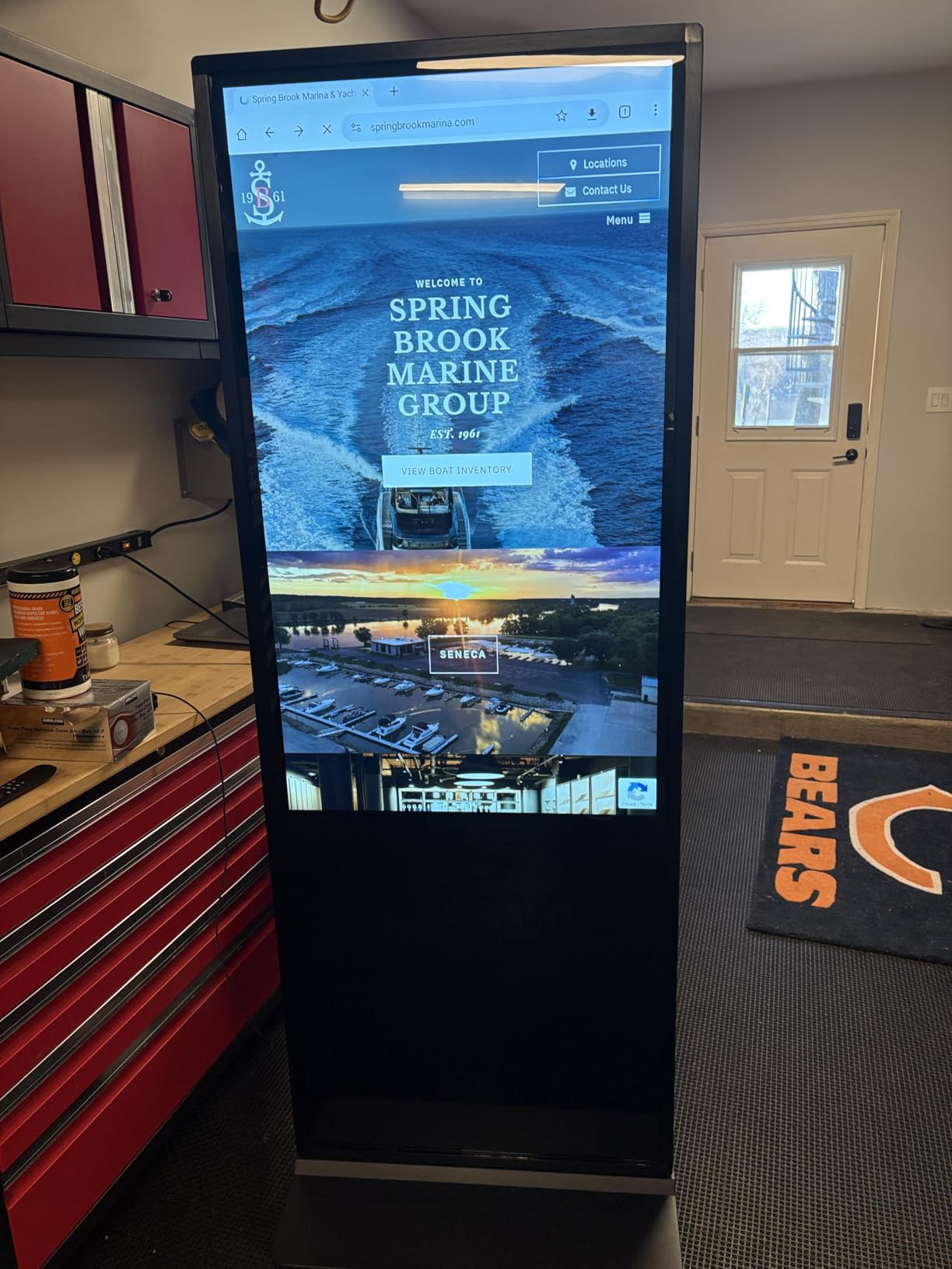 65 inch Indoor Digital Signage 4K Touchscreen, CMS Software, IPS Floor Standing Digital Kiosks Interactive Displays with WiFi HDMI/USB Input Auto AD Player, Android OS Black customer photo 2