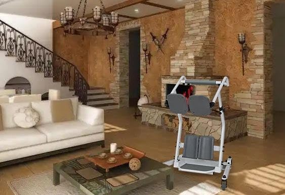 ELENKER Stand Assist Lift - Sit to Stand Lift Patient Transport Unit for Elderly - Patient Lift for Home Care Use- Adjustable seat Height and Base width-400 Pound Weight Capacity customer photo 2