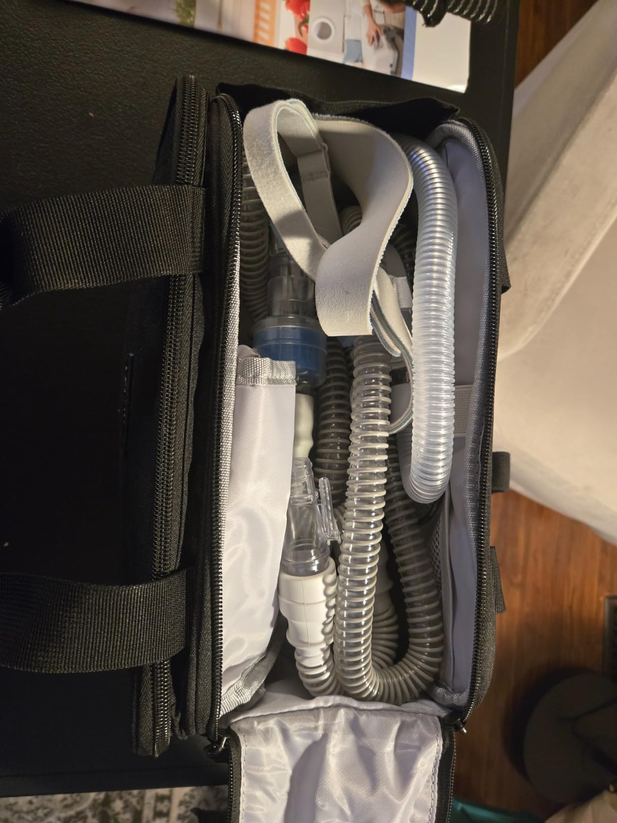 LEFOR·Z Travel Carrying Bag Compatible with ResMed AirMini/Z2 Auto CPAP Machine and Accessories,Portable Storage Organizer Case Fits for CPAP Equipment and Supplies(Bag Only) customer photo 1