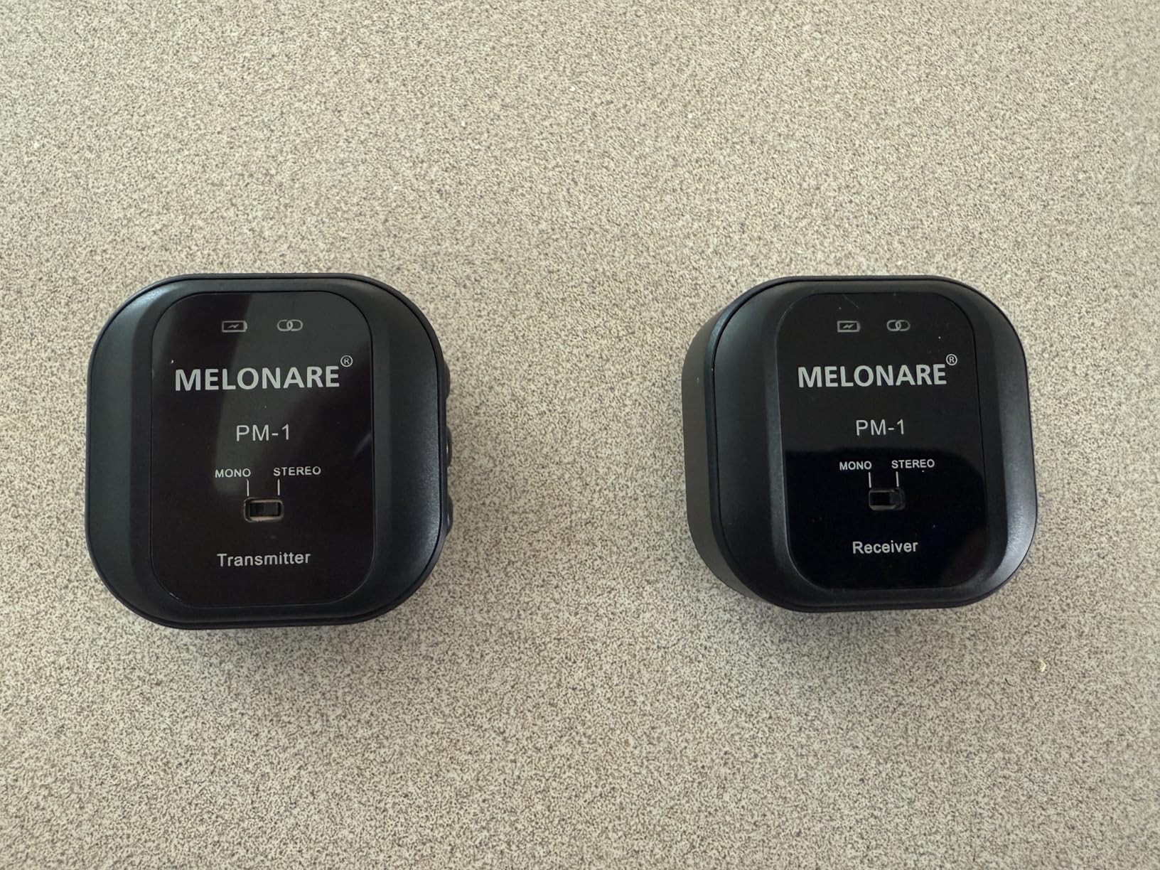MELONARE UHF Portable Wireless in-Ear Monitor System PM-1 | 1 Beltpack Transmitter & 1 Receiver, HD Audio, Low Latency, 10 Frequencies, Mono/Stereo IEM, Live Performance, Studio, Bands customer photo 2