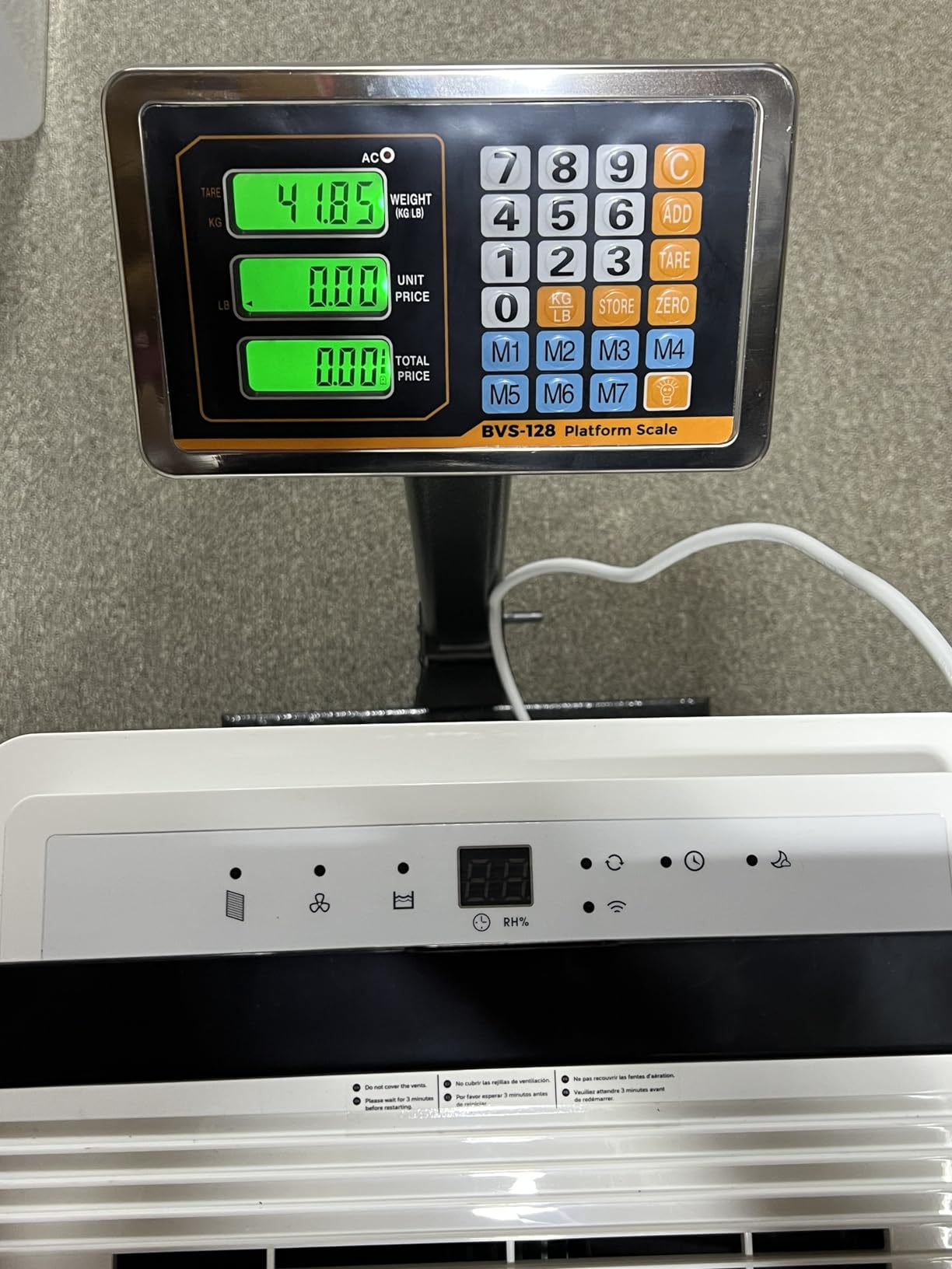 Bonvoisin Digital Platform Scale 660LBs Heavy Duty Floor Scale KG/LB Switchable Postal Shipping Scale for Weighing Packages, Luggage, Suitcases, Boxes customer photo 2