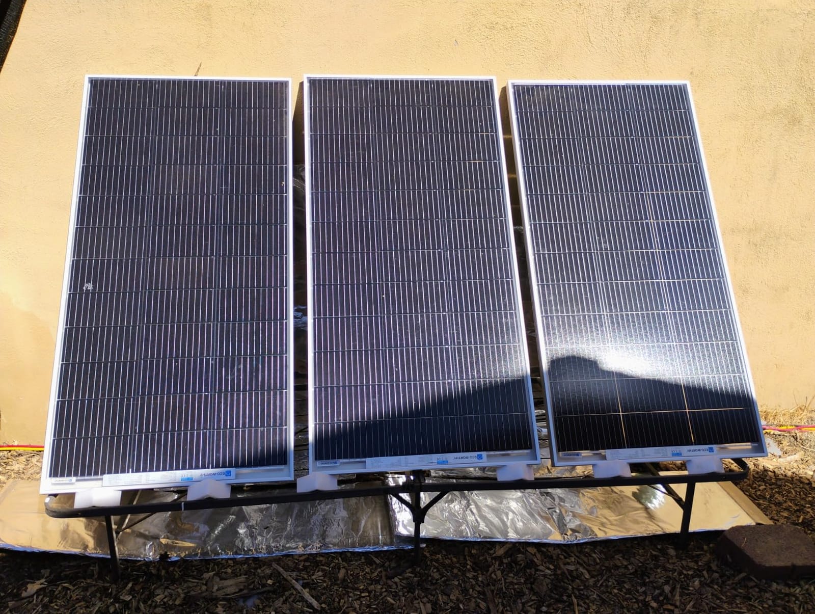 [Ultra] ECO-WORTHY 1200W 24V 5.52KWH Lithium Battery Solar System Off Grid:6pcs 195W Solar Panels+2Pcs 12.8V 280Ah Lithium Battery+60A MPPT Charge Controller+3000W Pure Sine Wave Inverter customer photo 2