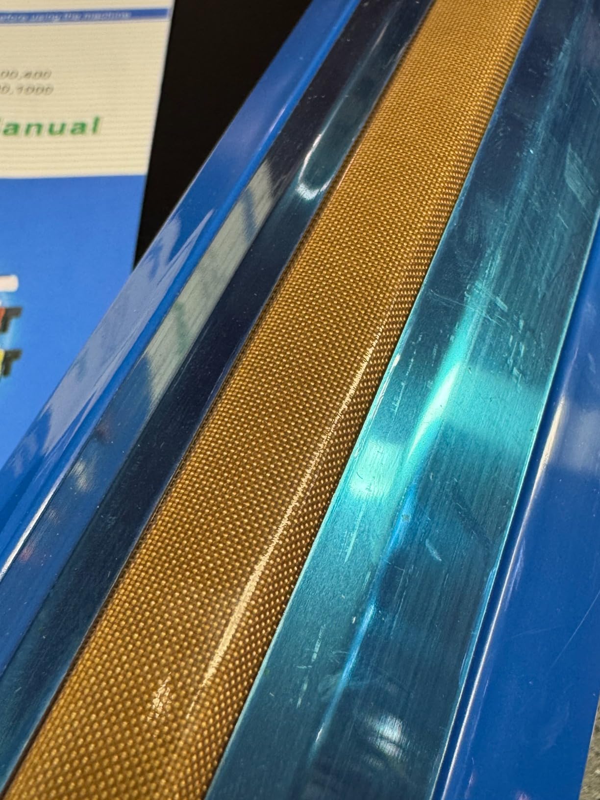 Impulse Sealer 12 inch Manual Heat Sealer Machine with Adjustable Heating Mode, ABS Shrink Wrap Bag Sealers for Plastic PE PP Bags, Portable Poly Bag Sealing Machine with Extra Replace Kit(Blue) customer photo 1