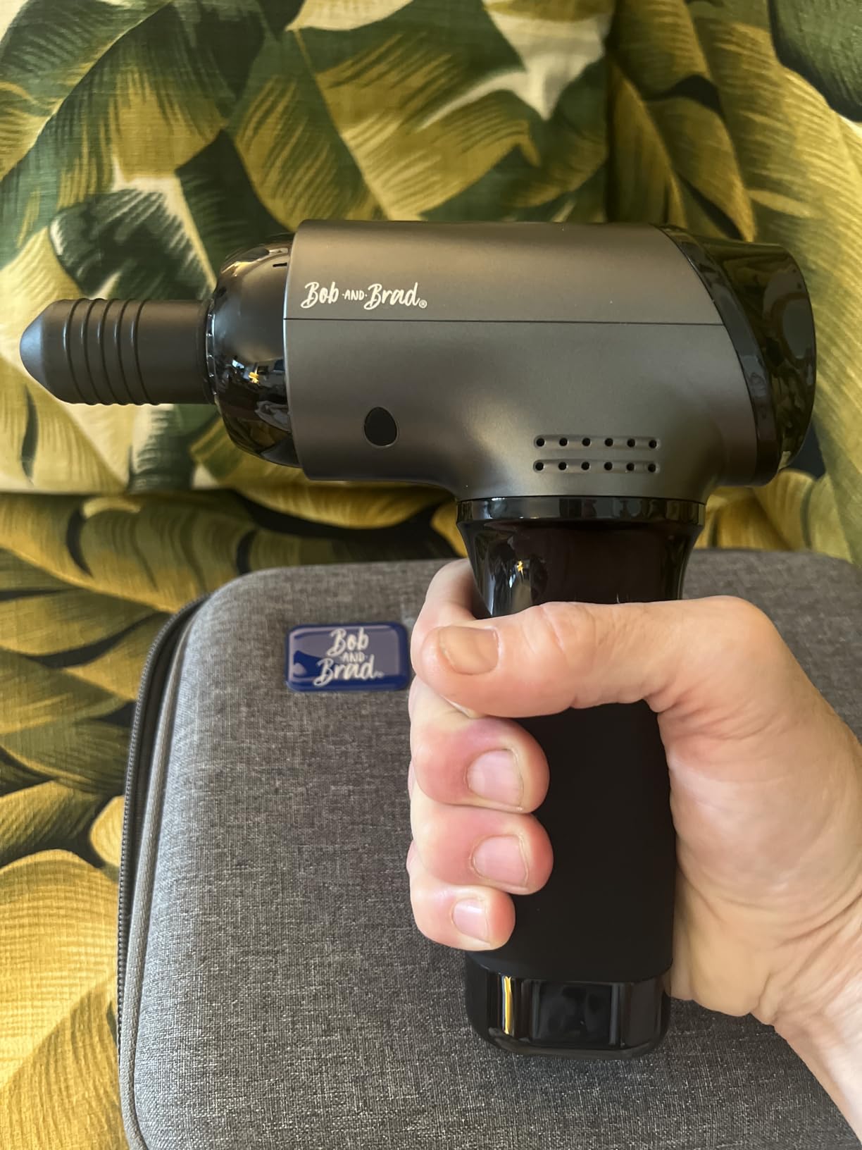 BOB AND BRAD T2 Pro Massage Gun with Heat and Cold, Deep Tissue Percussion Massager Gun for Pain Relief, Muscle Massager, Electric Back Massagers for Professional Athletes Runner, FSA-HSA customer photo 1