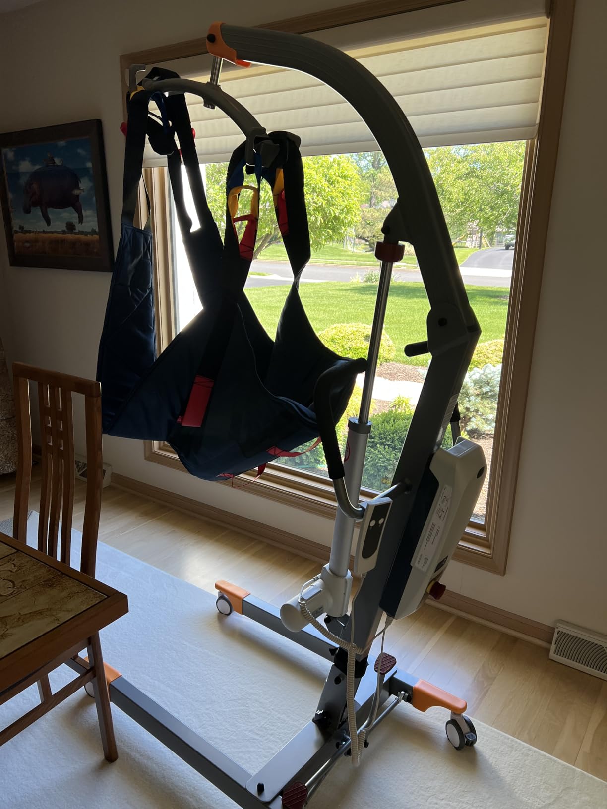 Aluminum Electric Patient Lift for Home, Lightweight Premium 450lbs Patient Lift | Folding Body Transfer Lift for Car | Upgraded Version customer photo 2