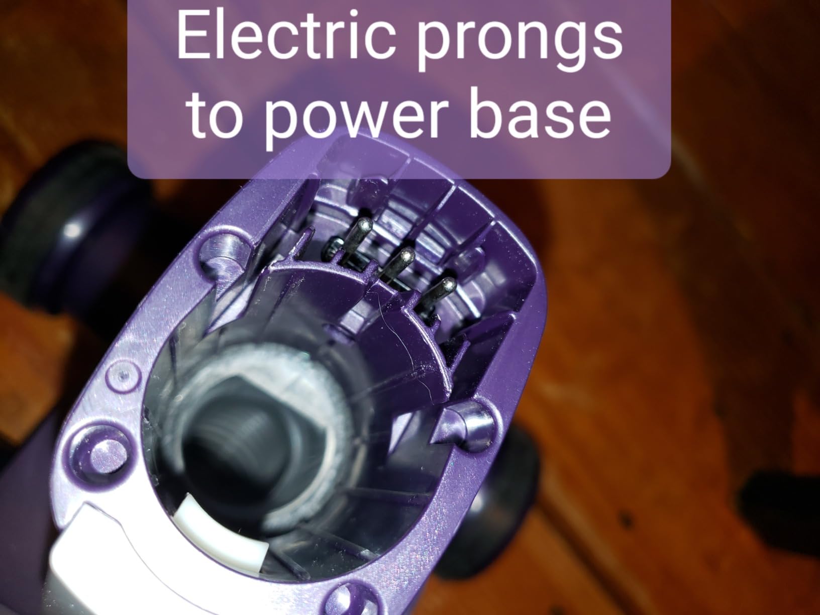 Shark PowerDetect Corded Stick Vacuum, Self-Cleaning, Eggplant, HZ4002 customer photo 1