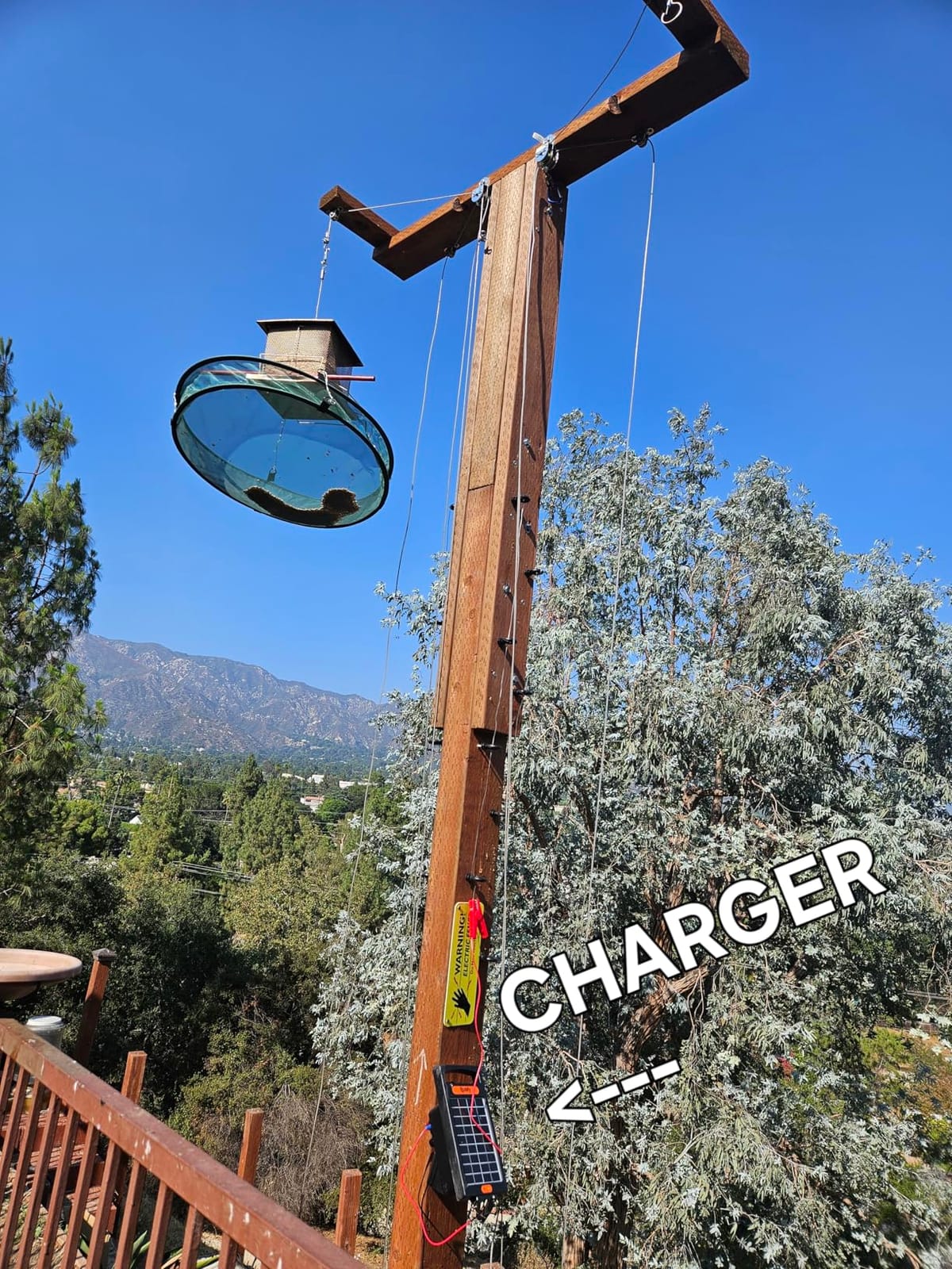 24 Hour Solar Electric Fence Charger, 10 Miles, Up to 10200v Output Range Electric Fence Charger, 0.18J Portable Energizer with Solar Panel for Livestock & Predator Protection customer photo 1