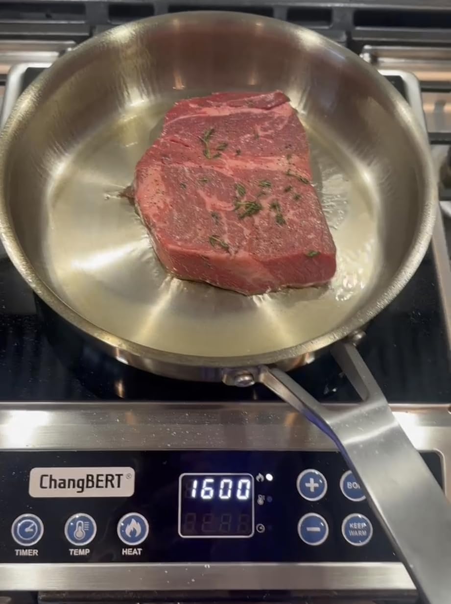 ChangBERT Portable Induction Cooktop Enhanced Version, One-Click Max Power 1800W, NSF Certified Commercial Grade Hot Plate customer photo 2