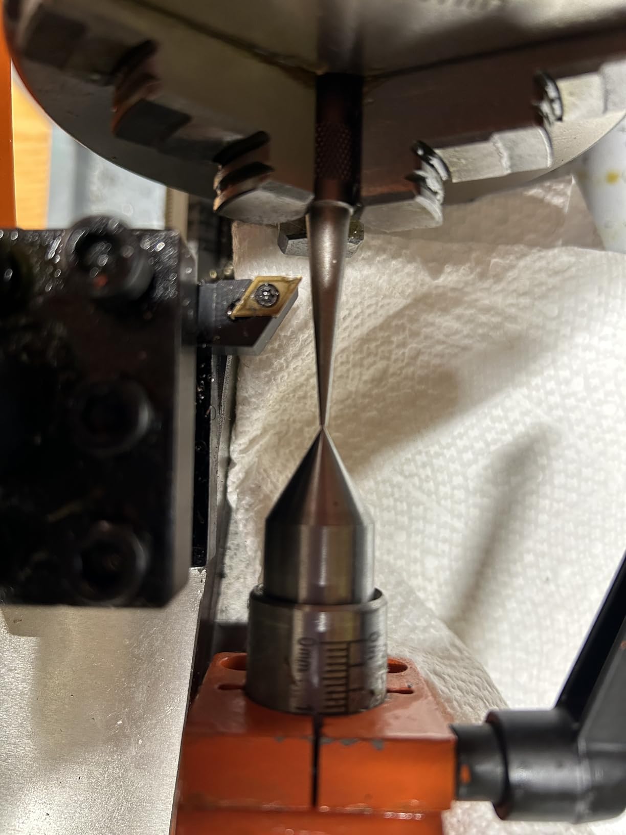 VEVOR Metal Lathe, 8.3'' x 29.5'' Benchtop Metal Lathe 0-2500 RPM Continuously Variable Speed 750W Brushless Motor Metal Gears with LCD Display customer photo 1