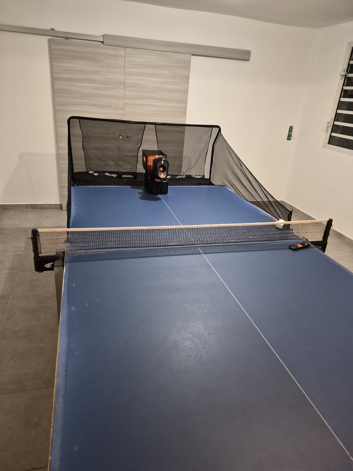 Table Tennis Robot with Net, Ping Pong Machine, Remote/App Control, 264 Pre-Saved Drills, Custom Drills customer photo 1