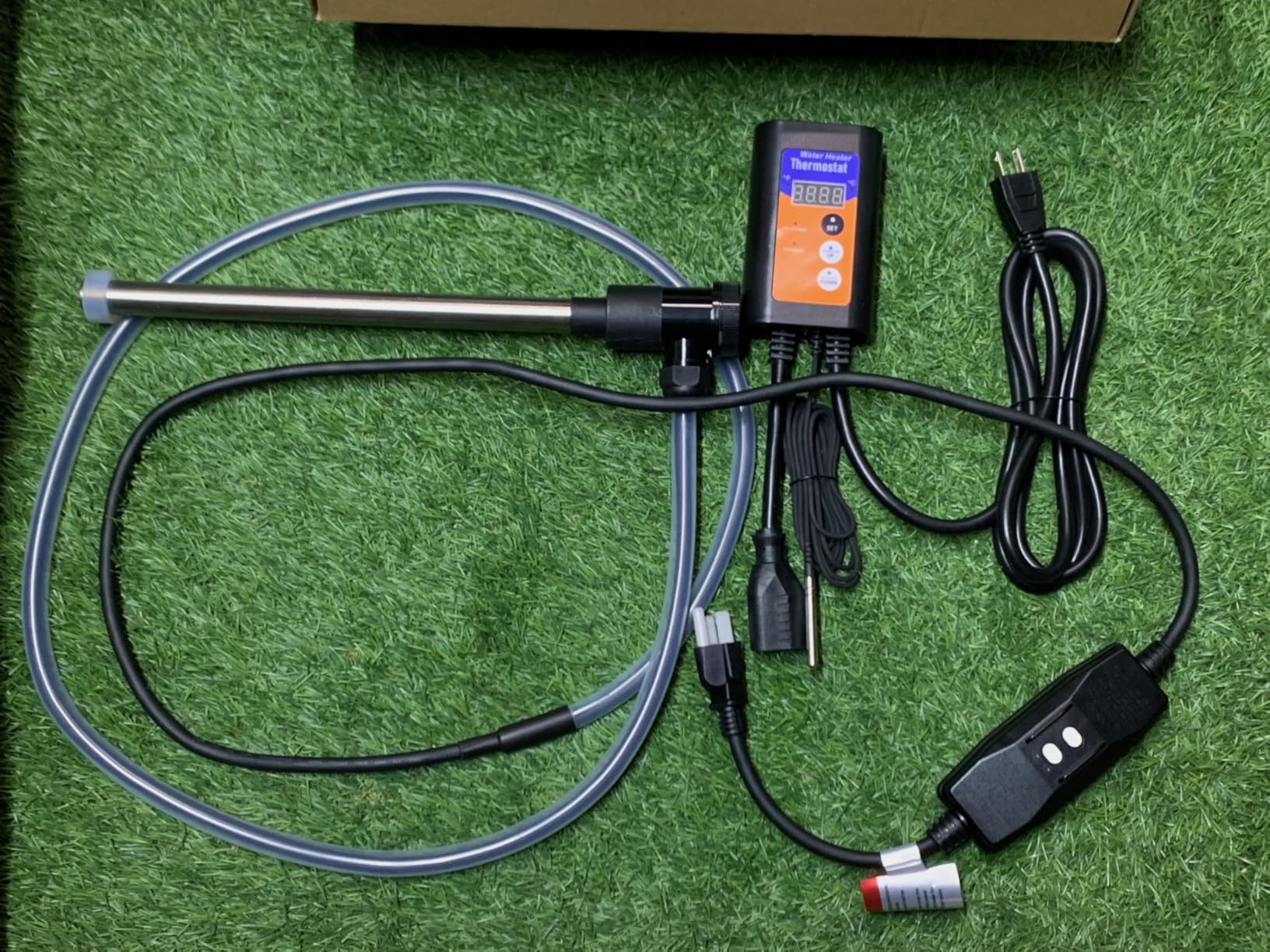1500W Titanium Fully Submersible, Portable Electric Hot Tub & Pool Immersion Water Heater with Temp Control, GFCI for Spa Tub, Bathtubs, Baptistry Pool, Inflatable Pool & Above Ground Pool customer photo 2