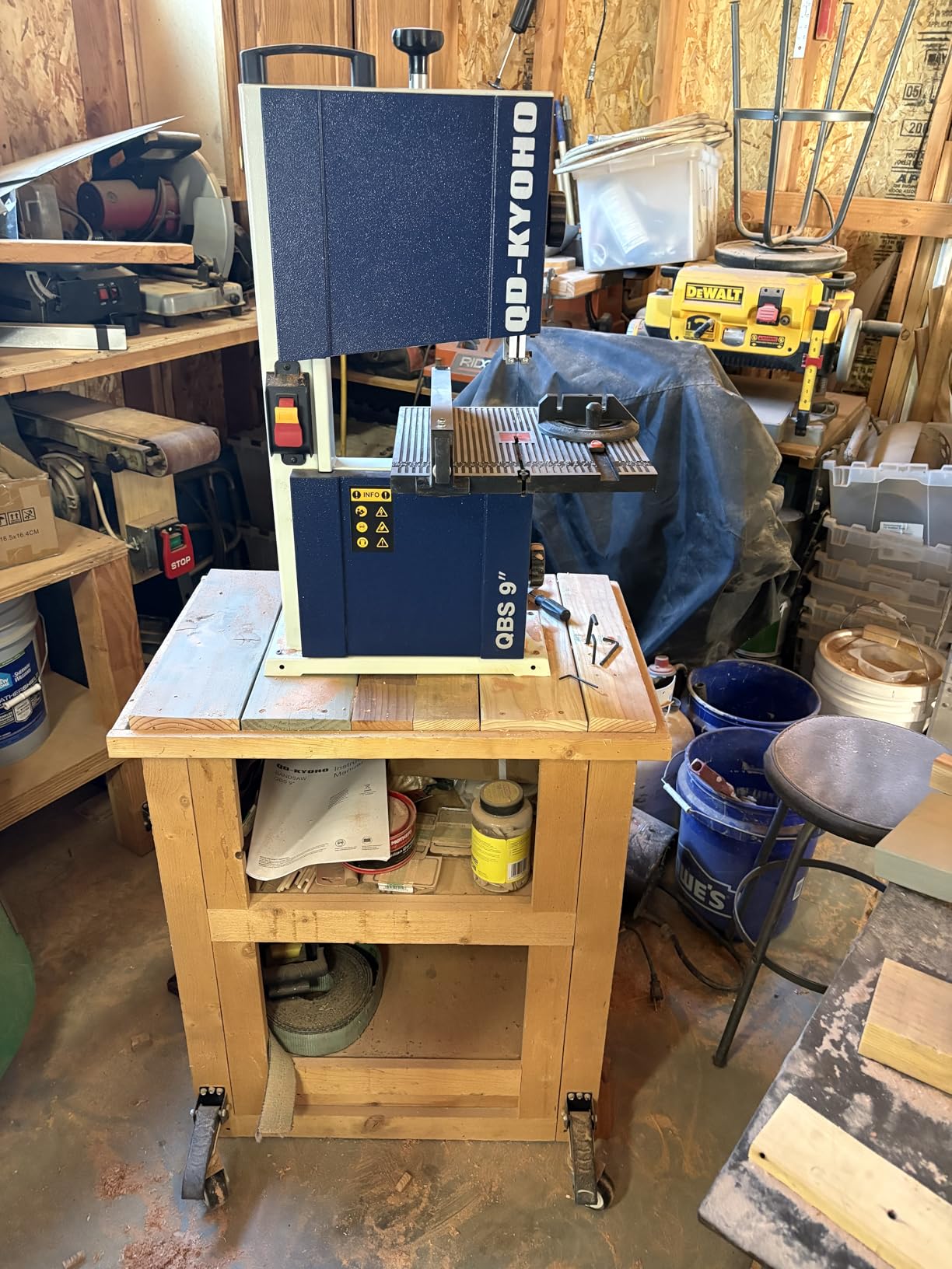 Band Saw, 10-Inch Bandsaw for Woodworking, 1515 & 3280 FPM Dual-Speed Bandsaw, 1/2 HP, 120 V 5.3-Amp Motor, Band Saws with Double-Sided Fence Assembly, Steel Bandsaws with Miter Gauge customer photo 2