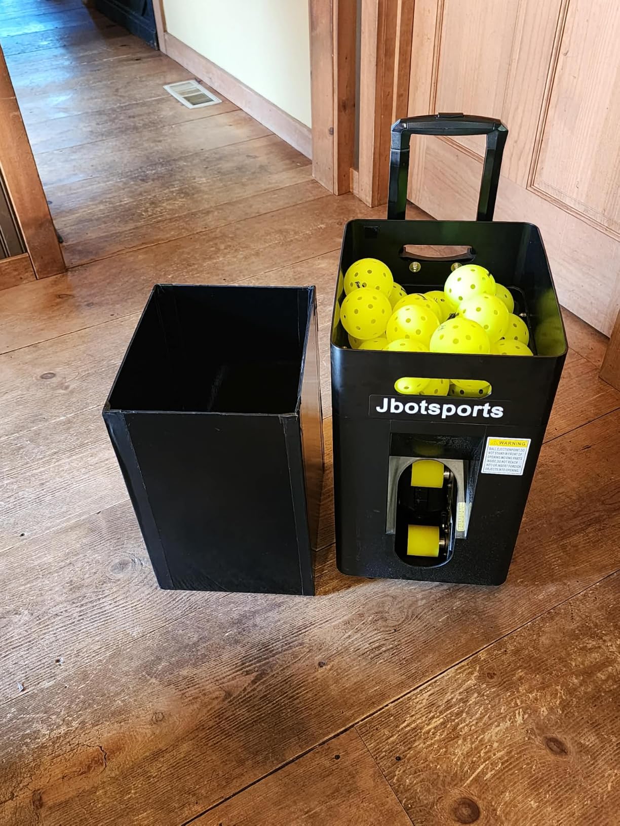 JP02 Portable Pickleball Machine - Swing, Spin Multiple Serve Modes Pickleball Trainer, Ball Thrower for Practice, Adjustable Speed, Elevation, and Frequency Pickleball Launcher customer photo 1