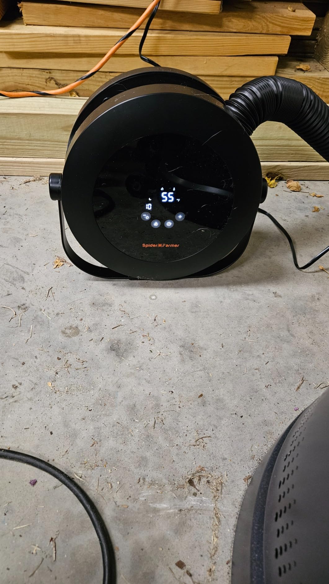 Spider Farmer Heater,530W 10-Level PTC Heating for Grow Tent,Plant Room | Portable Heater with Extension Hose,Smart Temperature Control,24H Timer customer photo 1
