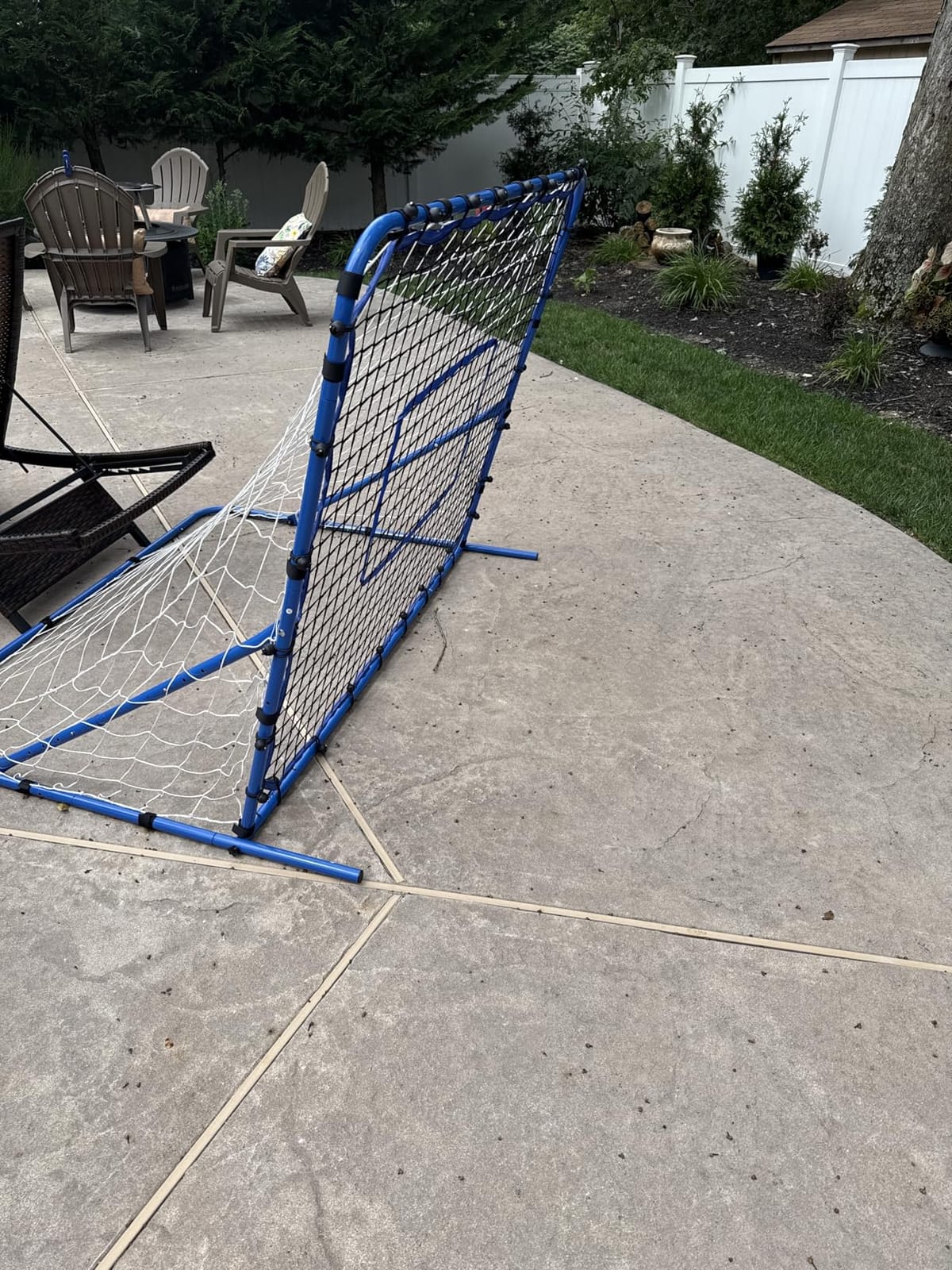 Soccer Baseball Rebounder Soccer Goal Net, Volleyball Rebound Pitchback Net customer photo 2