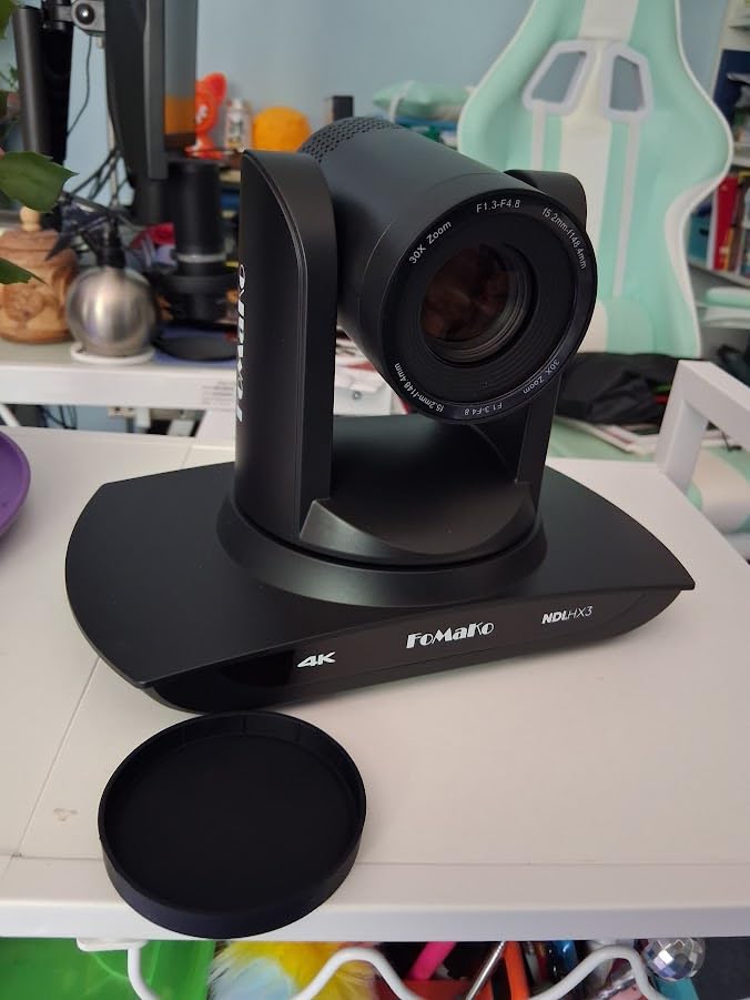 FoMaKo 4K HDMI PTZ Camera NDI AI Auto-Tracking (Gen 3), NDI HX3 Certified, 20X Optical Zoom, USB 3.0 LAN HDMI PTZ Camera 4K for Church, Worship, Education, Conferences (NDI License Included), K20UH customer photo 1