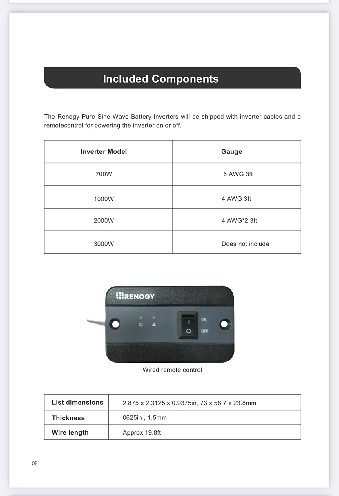 Renogy Inverter PUH, 3000W Pure Sine Wave Power Inverter with UPS Transfer Switch & Bluetooth, 12V DC to 120V AC Converter for RV, Truck, Home, Camping - 6000W Surge Power customer photo 2