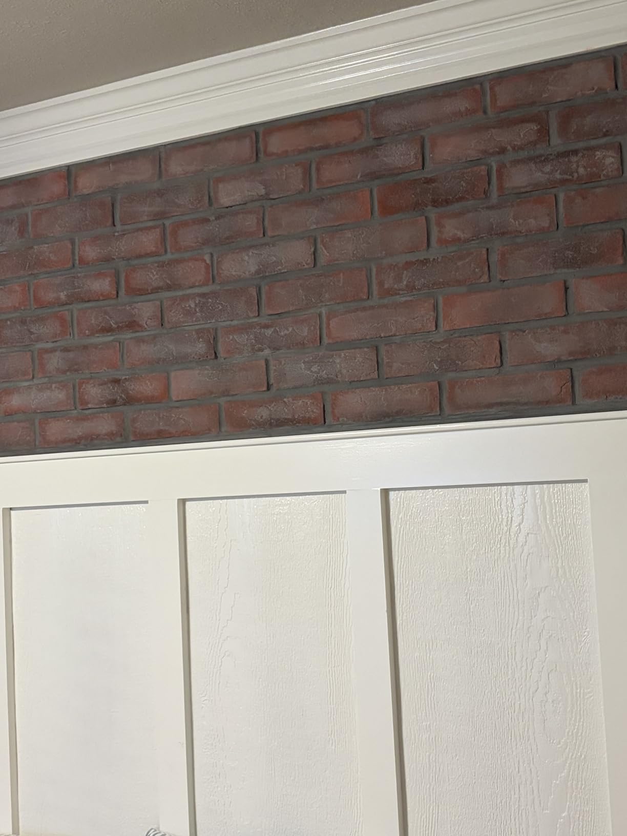 40 Pcs Red Thin Wall Brick Veneers, 2.4