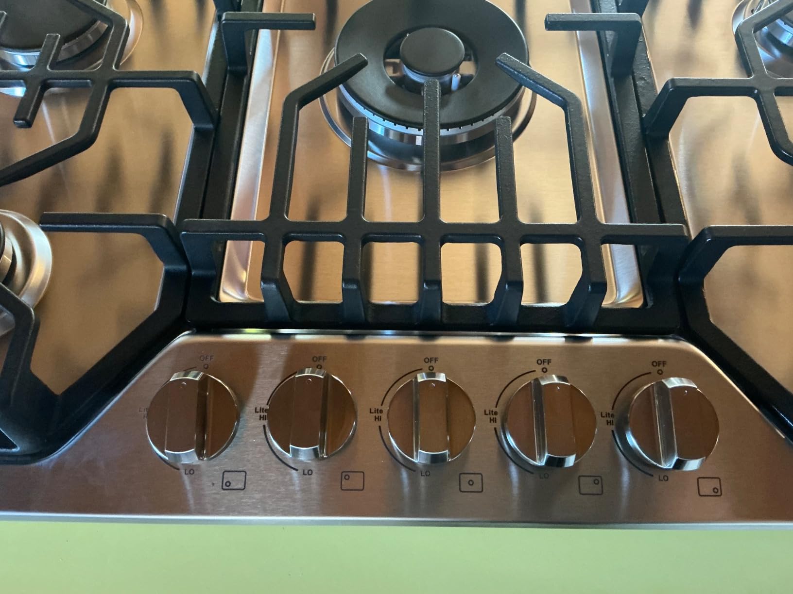 Amzgachfktch Gas Cooktop 30 Inch with 5 Italy SABAF Powerful Burners, Max 48,300 BTU/hr Gas Stove Top, Built-in 304 Stainless Steel Propane Stove, NG/LPG Convertible, CSA Certified customer photo 1