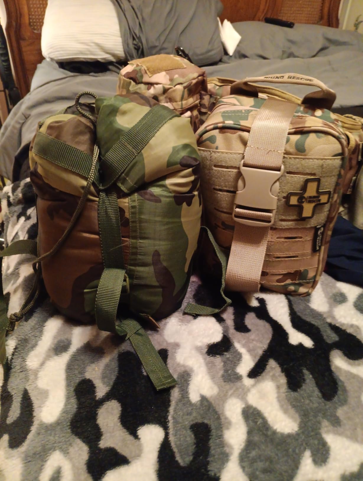 RHINO RESCUE IFAK Trauma Kit with C-A-T Tourniquet, Tactical First Aid Kit Molle Pouch for Military, Combat, Car, Camping, Hiking, Travel (Black) customer photo 1
