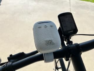 JBL Wind 3 FM Bluetooth Handlebar Speaker (Black/Orange) customer photo 2