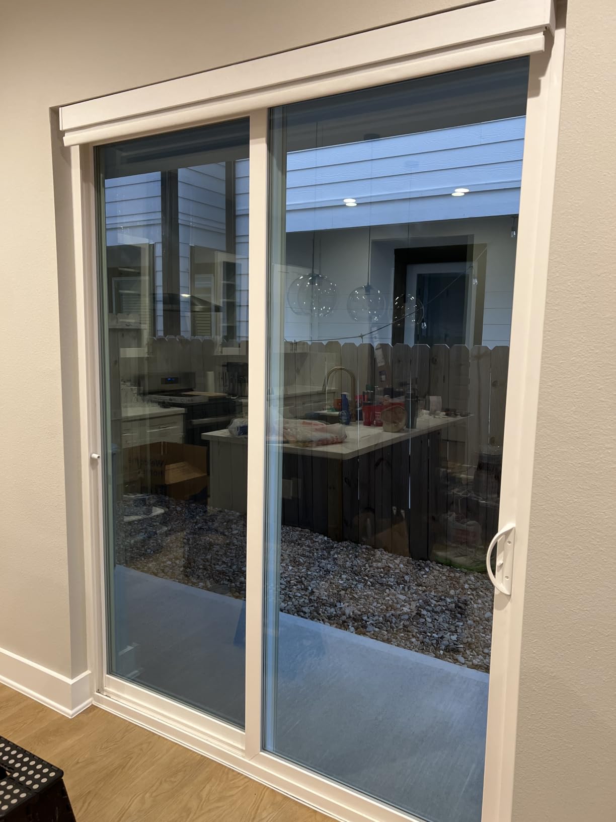 Kincmo Motorized Blinds with Remote, Light Filtering Roller Shades Work with Apple Homekit,Alexa,Google Home, Custom Electric Blinds with App,Voice Control (Aqua Waves White-70% Blackout) customer photo 2