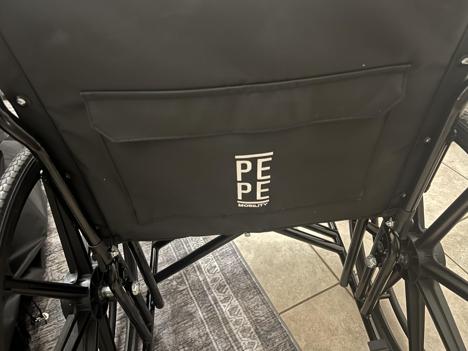 PEPE Mobility Bariatric Wheelchair for Adult, 22 Inch Seat, Supports up to 500 lbs, Sturdy Steel Frame, Black, Heavy Duty Self-Propelled Wheel Chair customer photo 2