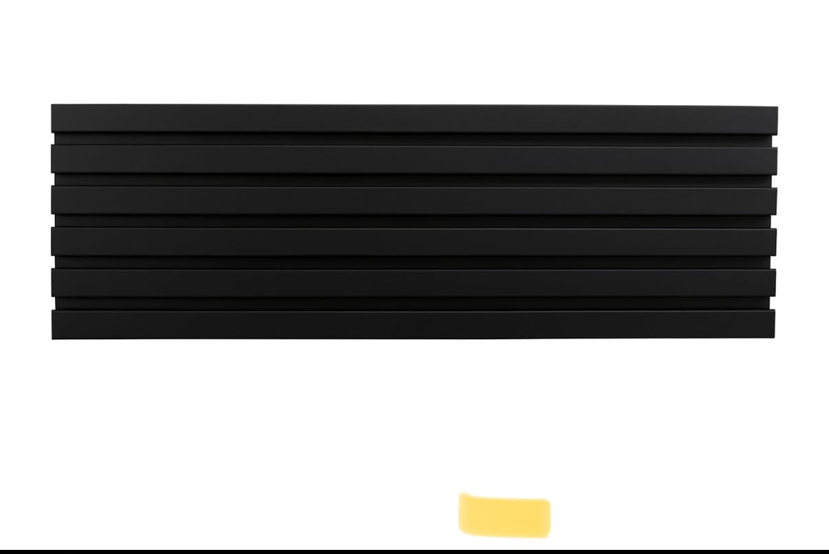 PVC Slatwall Garage Panels 4x4 ft (4x 4x1 ft), Waterproof Heavy Duty | slat wall paneling, 2 hooks, easy DIY, 4 interlocking panels 16 sq ft, garage wall organizer, 2 sets for 4x8 ft coverage customer photo 2
