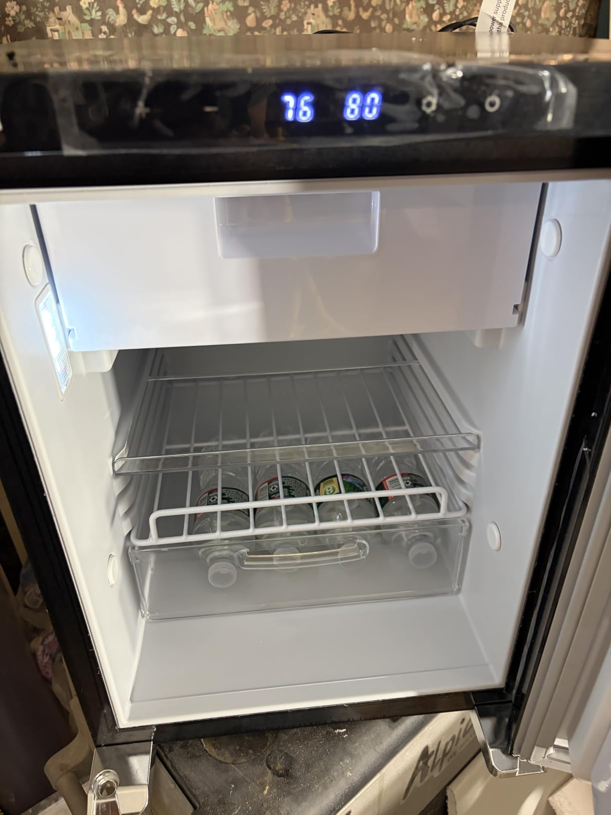 BODEGACOOLER RV Refrigerator, 3.88Cu.Ft RV Fridge Freezer with Dual-Mode | 116.2-Quart 12-Volt RV Refrigerator with LED, 5℉-50℉ Travel Compressor Cooler 12/24V DC for Boat, Caravan, Truck, Camping customer photo 1
