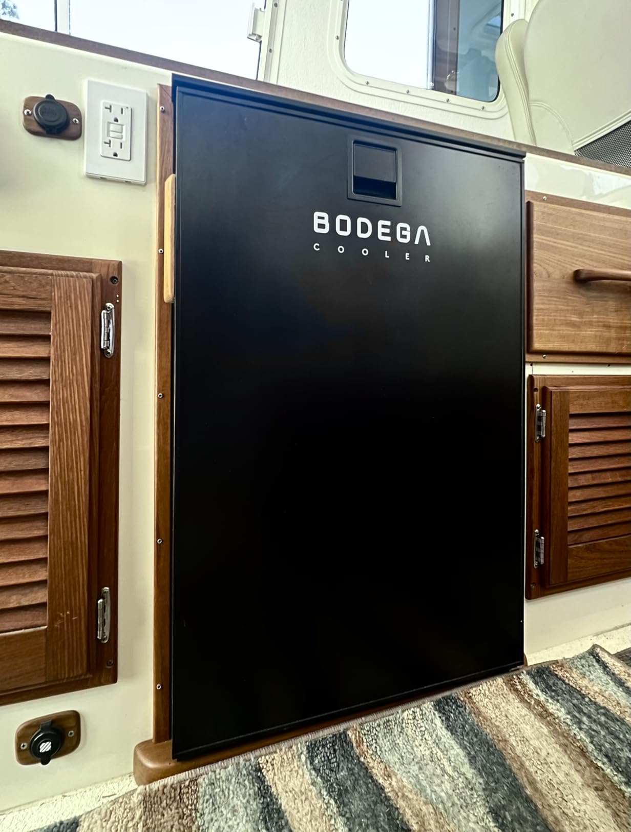 BODEGACOOLER RV Refrigerator, 3.88Cu.Ft RV Fridge Freezer with Dual-Mode | 116.2-Quart 12-Volt RV Refrigerator with LED, 5℉-50℉ Travel Compressor Cooler 12/24V DC for Boat, Caravan, Truck, Camping customer photo 2