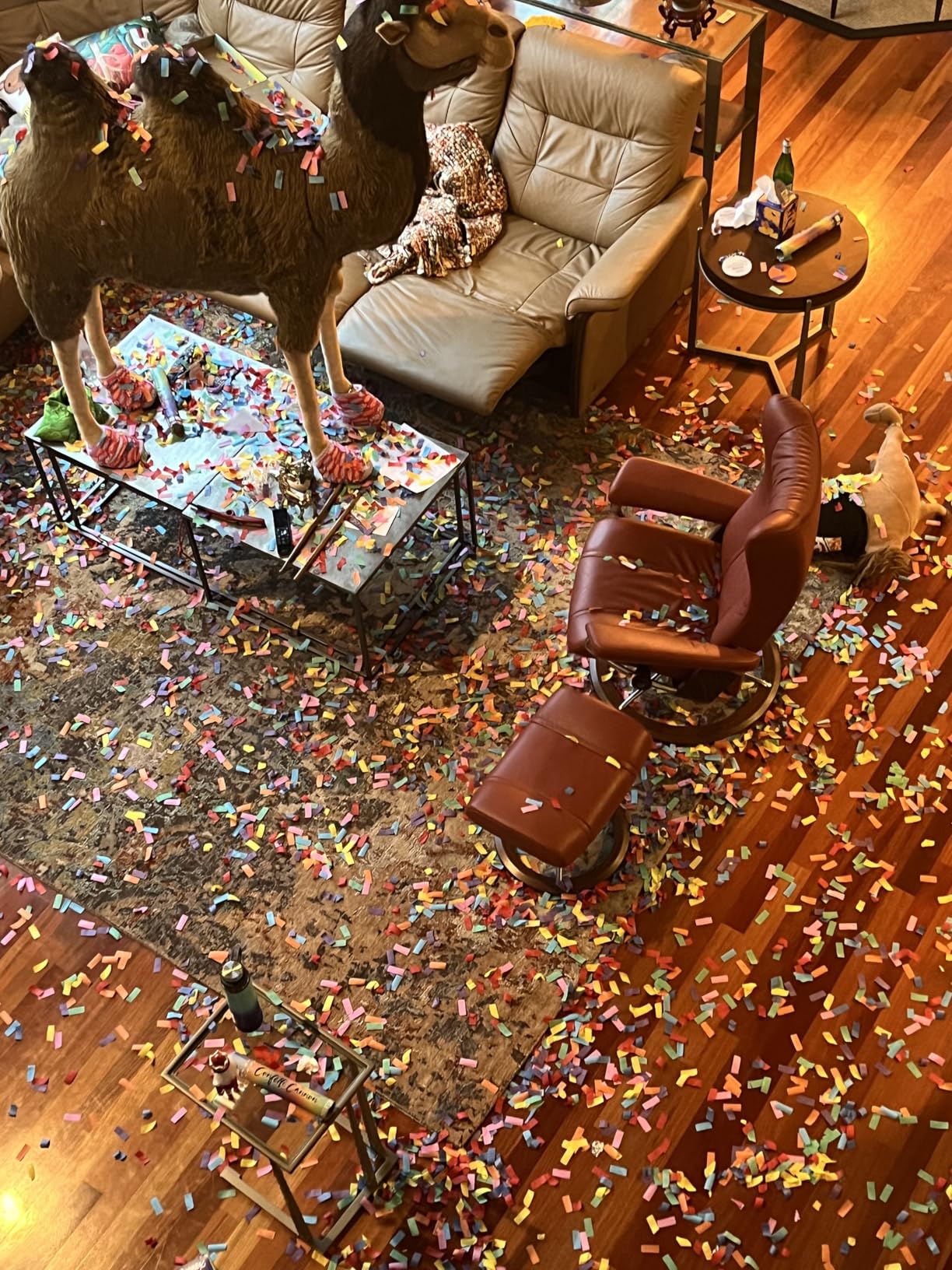 Confetti Poppers, 6 Pack Biodegradable Confetti Cannon - 12 Inch Multicolor Party Poppers Shooters for New Year Birthday Wedding Christmas Graduation customer photo 1