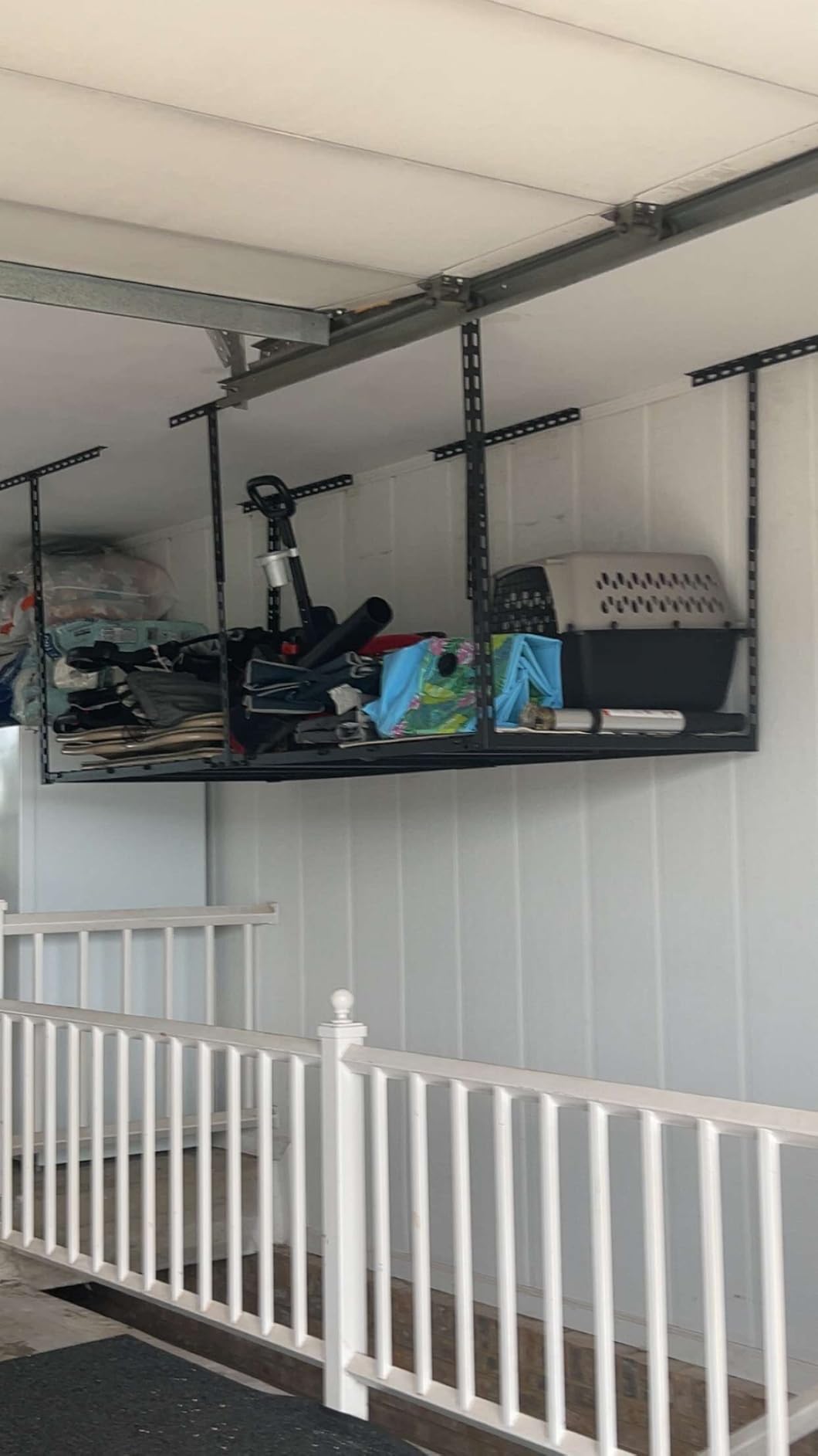 45-Inch x 45-Inch Overhead Garage Storage Rack 250LBS Weight Capacity | 17