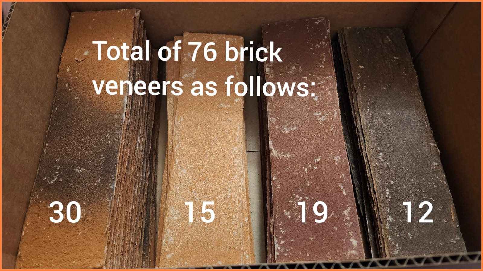 76pcs Red Thin Brick Veneers, Curlable Red Brick Tiles, DIY Accent Walls for Kitchen Backsplash, Fireplace, Living Room, 10 sq. ft customer photo 2