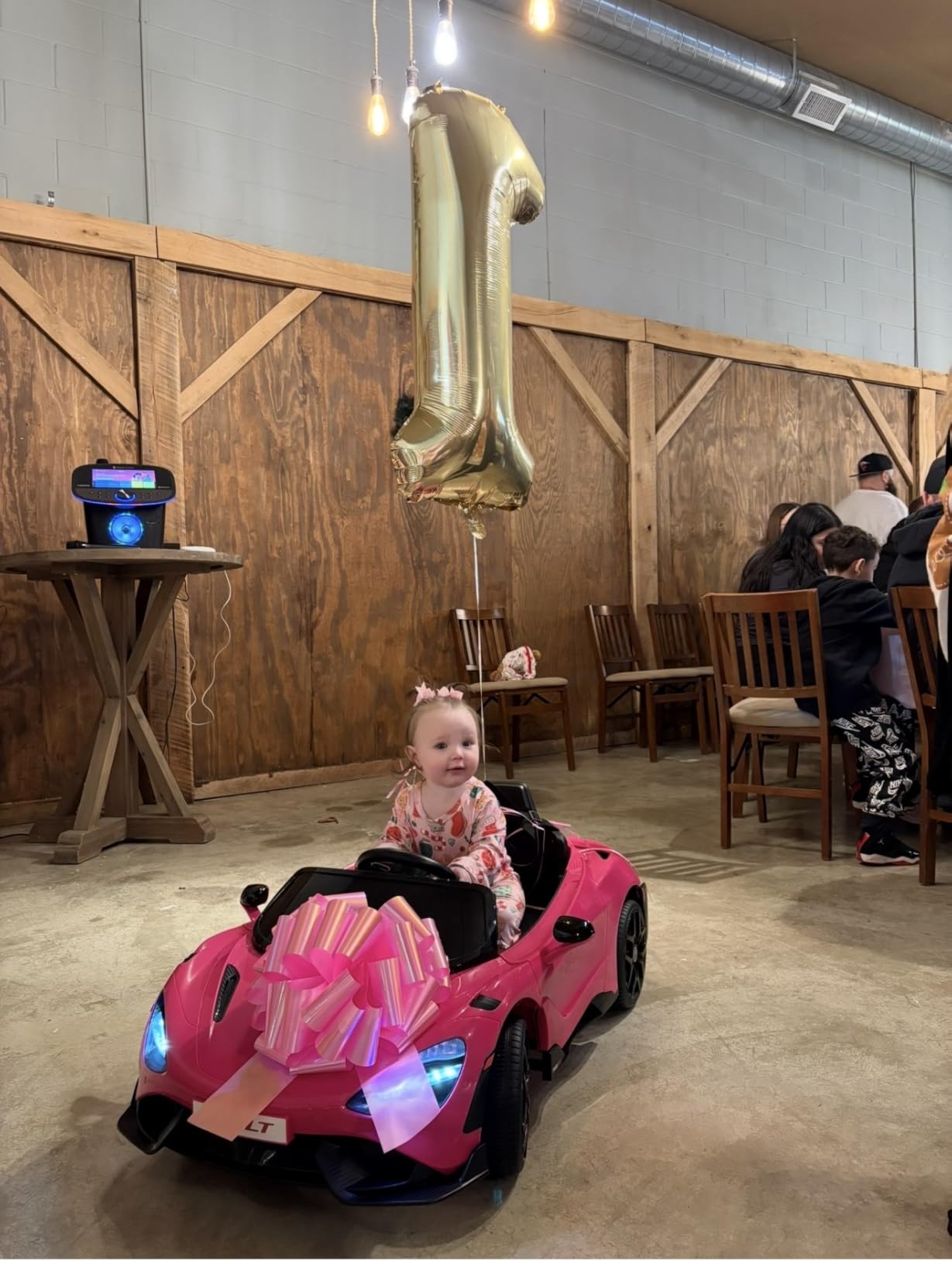 Kids Ride-on Car Licensed McLaren765LT for 3-6Years Old, Electric car 12V Battery Powered Electric Vehicle, w/Parent Remote, Music Player, LED Lights, Smooth Start, 3 Speeds, Pink customer photo 2