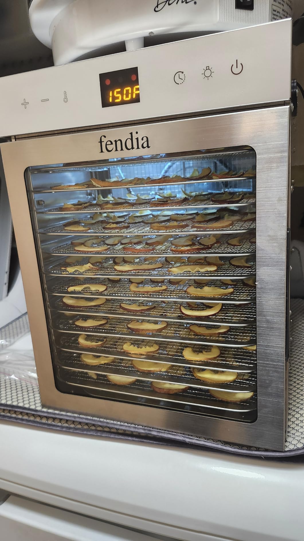 Food Dehydrator for Jerky, 12 Stainless Steel Trays, 1200W Fruit Dehydrator, 24H Timer and 190°F Temperature Control, Overheat Protection, Food Dryer for Jerky, Herbs, Fruit, Dog Treats customer photo 2