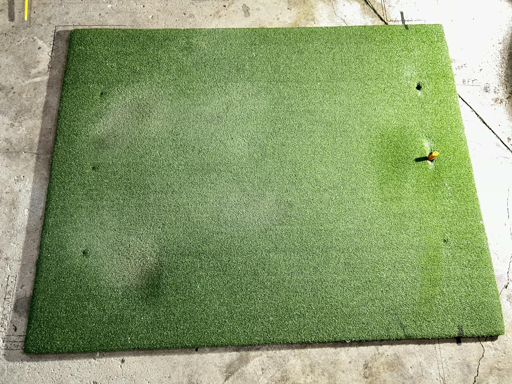 Bearwill Golf Mat 31mm, 5x4ft/5x5ft Elite Golf Hitting Mats for Practice Outdoor Indoor, High-Elasticity Artificial Turf Mat for Garage Simulator Chipping Driving Training customer photo 2