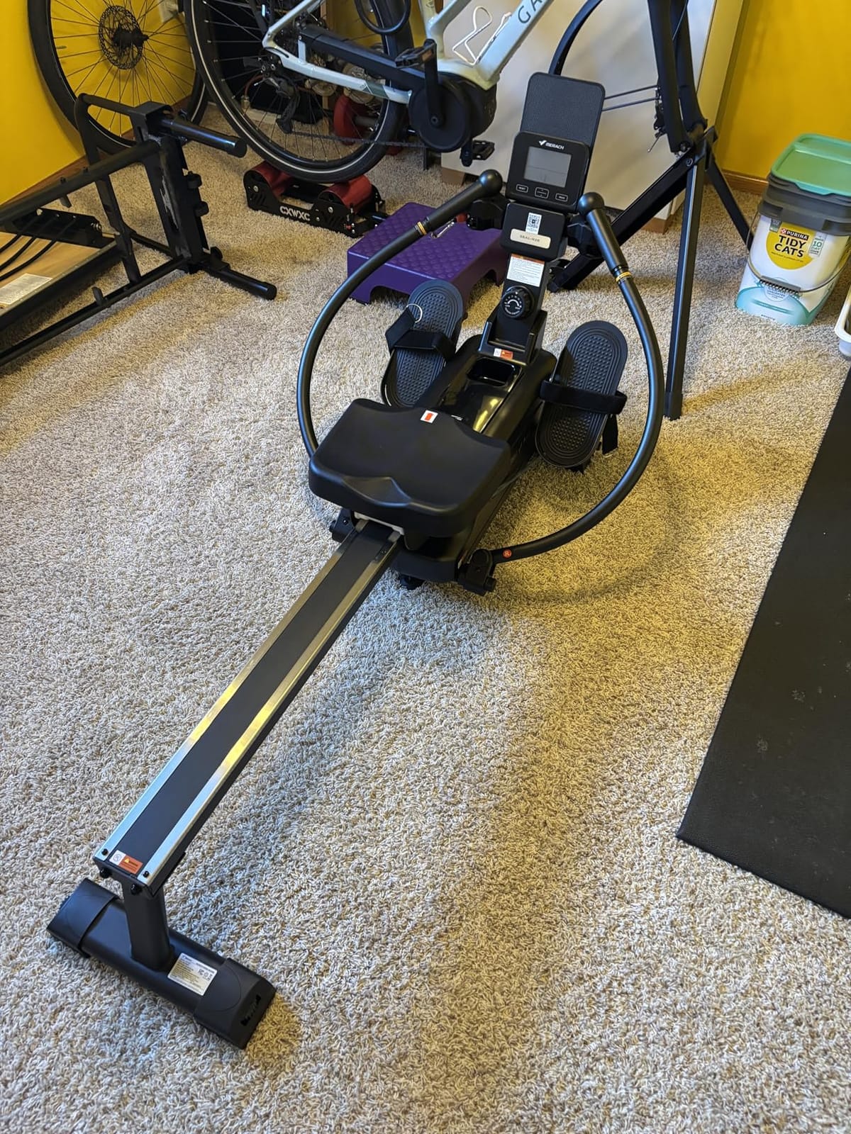 Merach RS3 Scull Rowing Machine for Home, Simulate Real Row, Ergonomic Seat customer photo 1
