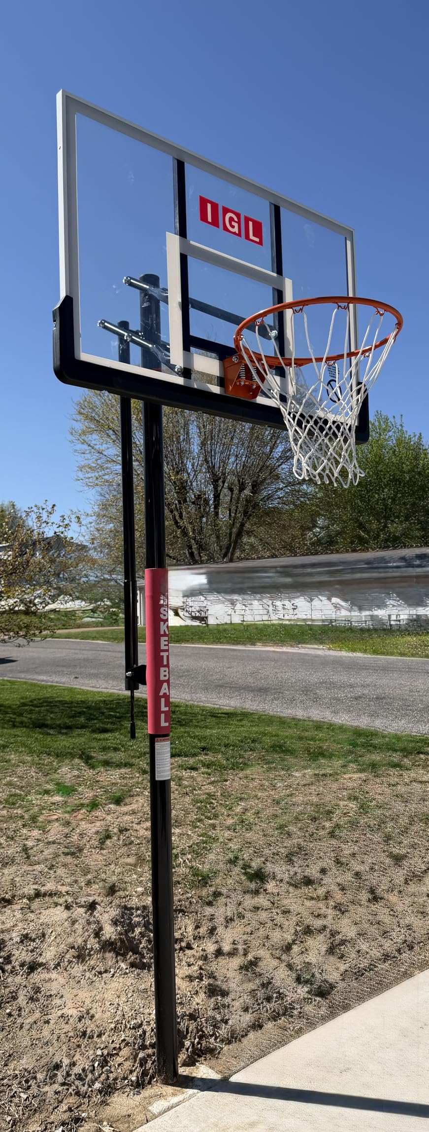 IGL In ground Basketball Hoops Outdoor, 10ft Height Adjustable customer photo 1