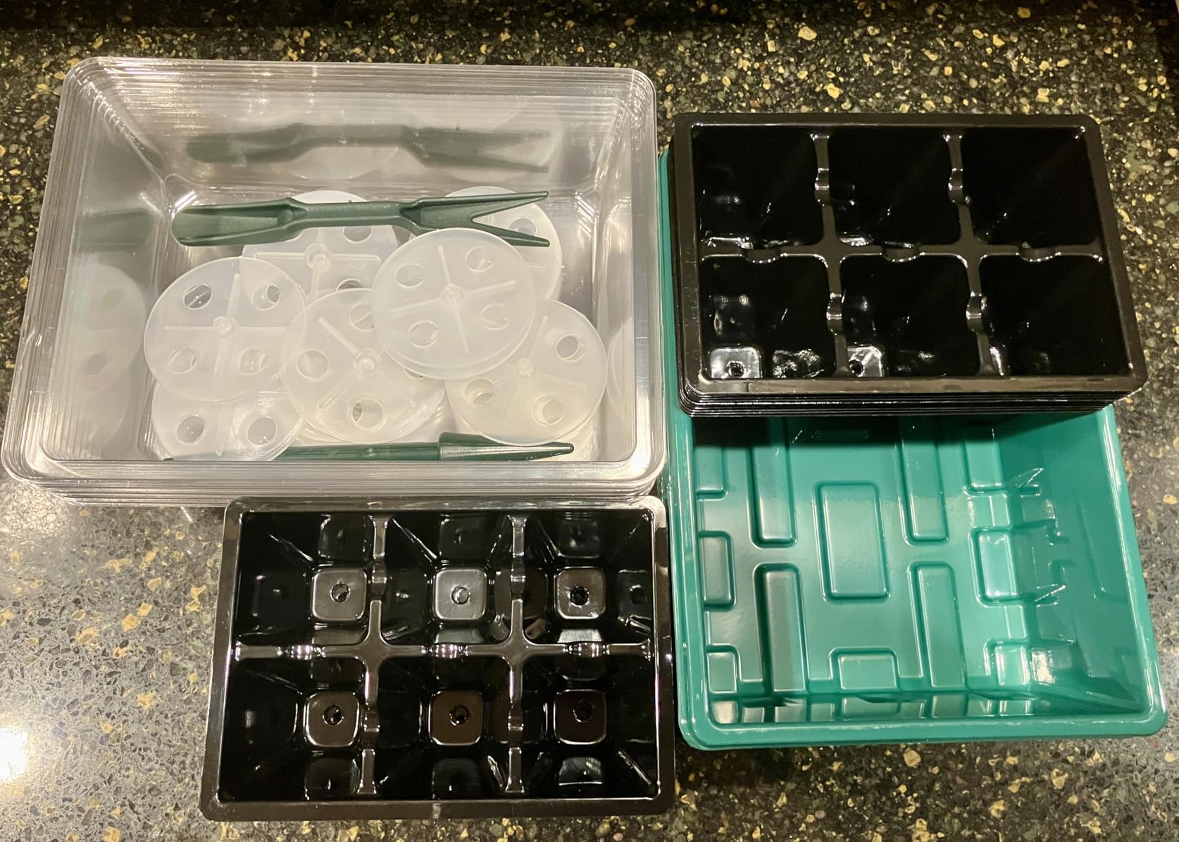 Mr. Pen- Seed Starter Tray Kits, 10 Pack, Total 400 Cells | Durable Plant Germination Trays with Humidity Vented Domes and Bases customer photo 2