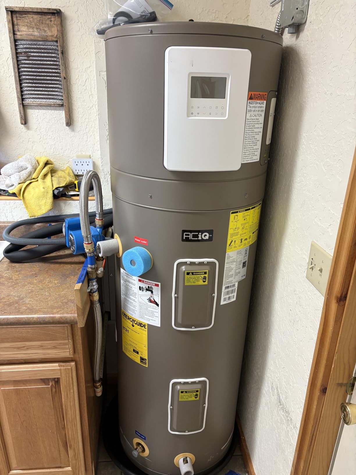ACiQ Electric Residential Hybrid Hot Water Heater Electric 50 Gallon Tank - Heat Pump, 240V, 1Ph, 60Hz, Quiet Operation customer photo 1
