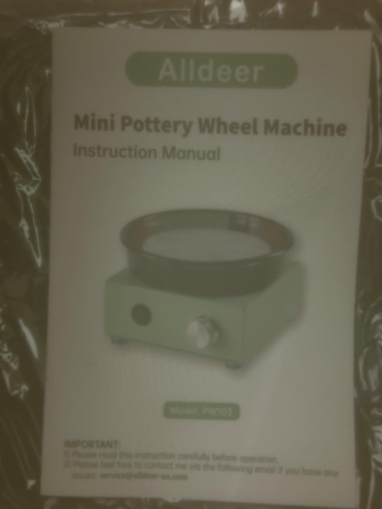 Mini Pottery Wheel for Kids, Beginners, Adults, All-in-one Kit customer photo 2