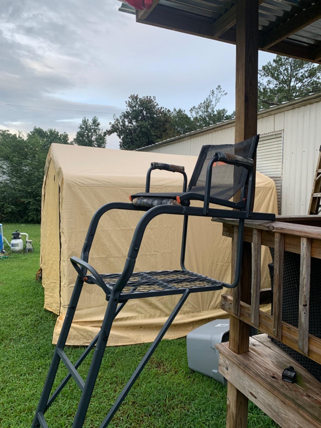 Guide Gear 15.5' Ladder Tree Stand for Hunting with Mesh Seat, Hunting Gear, Equipment, and Accessories customer photo 2