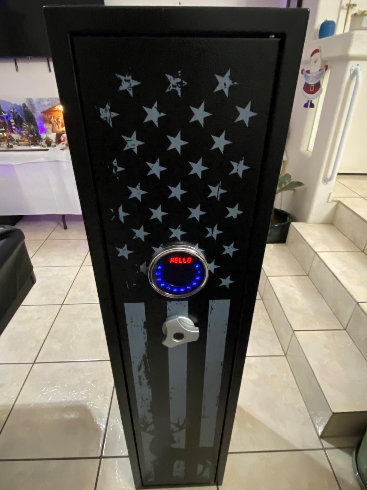 KAER 15 Gun Safe Assembled - Fingerprint Biometric Gun Safe for Rifles and Pistols, Long Rifle Safe Large Gun Cabinet customer photo 2