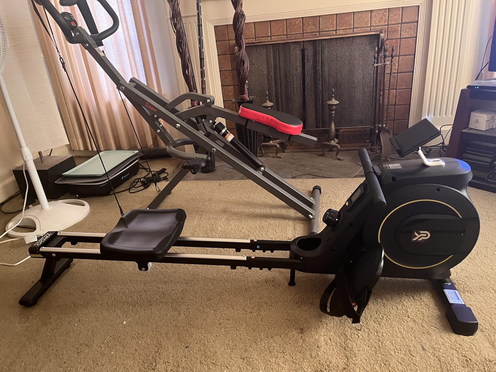 Rowing Machine for Home, 350 LB Capacity, 16-Level Silent Resistance, Magnetic Rowing Machines for Home Foldable, Full-Body Workout Compact Rowing Machine for Cardio & Strength with APP Support customer photo 1