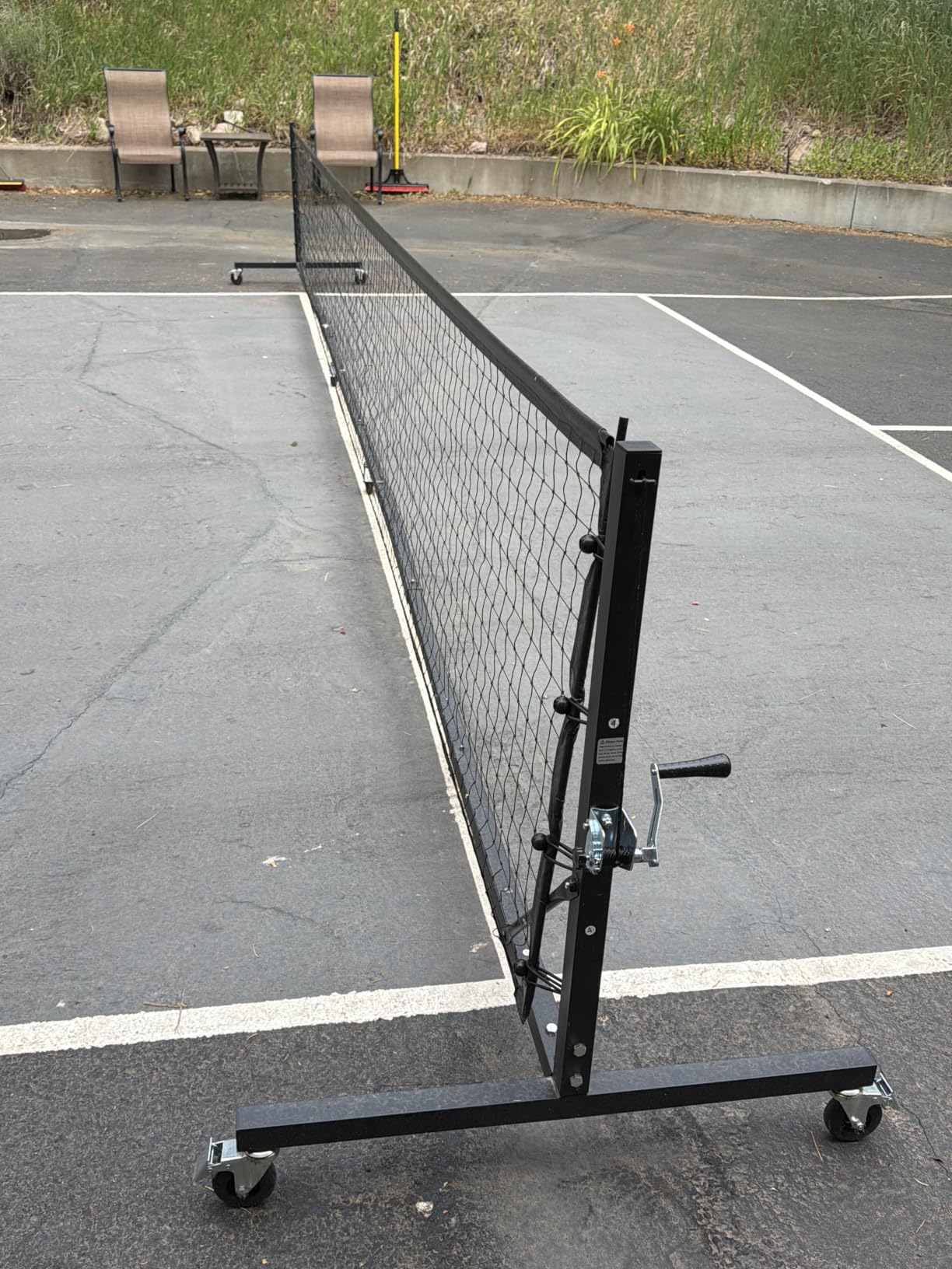 Pro Pickleball Net - Hand Winch Tension System, 22ft Tournament-Grade, Anti-Sag, Locking Wheels, Heavy-Duty Frame, Easy Setup, Portable & Carry Bag Included customer photo 2