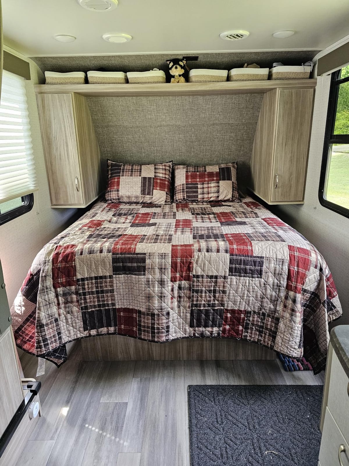 WEUP RV Short King Mattress Memory Foam 10 Inch, Updated Cooling Green Tea/Gel Mattresses for Camper/Truck/Trailer, Medium Firm Mattress with Fiberglass-Free Cover, CertiPUR-US, in USA, 75'' x 72'' customer photo 1